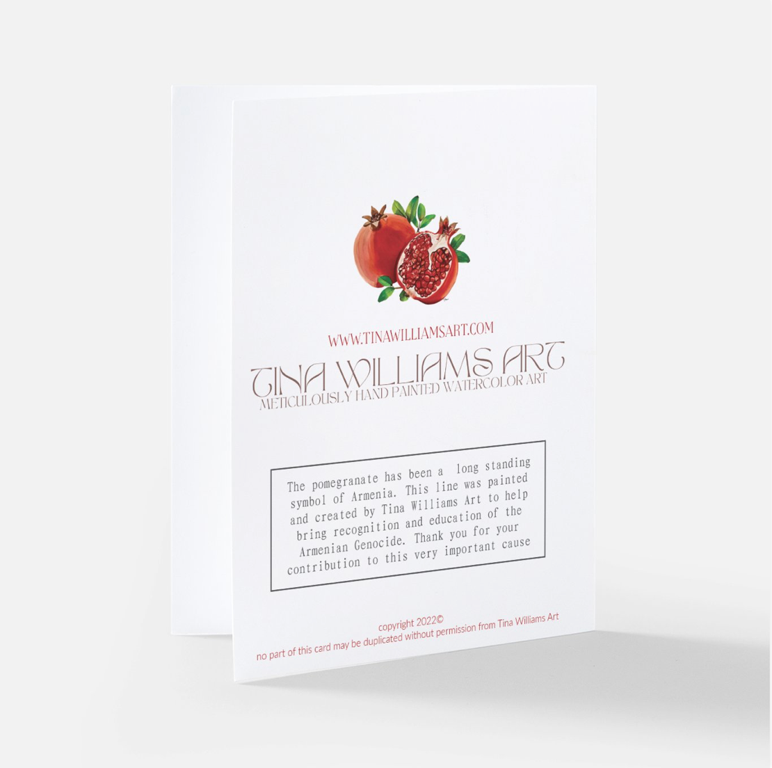 Pomegranate Greeting Card