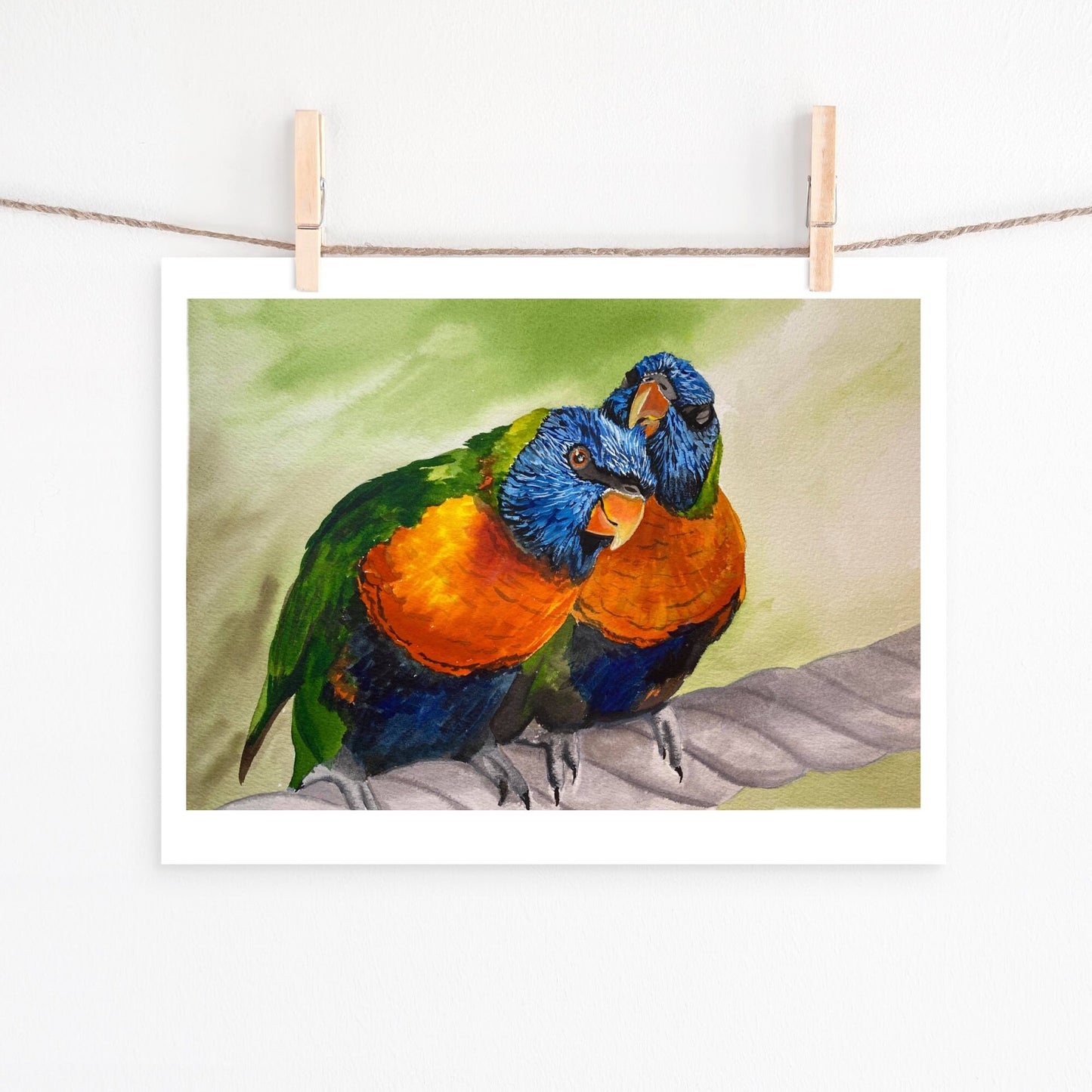 Lorikeet Watercolor - Award Winning