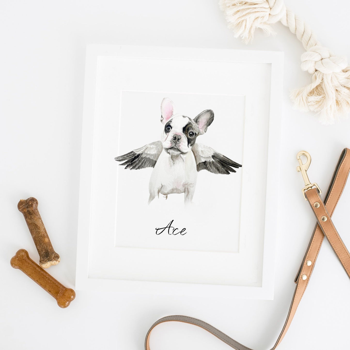 Memorial Pet Portrait with Wings